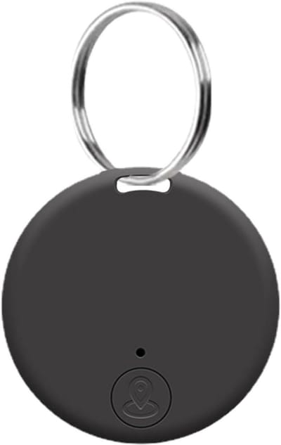 Sleutelvinder Tracker - Mini Tracker Alarm - Objecten Terugvinden - Twee Weg Alarm - 3.8 cm Diameter - Zwart