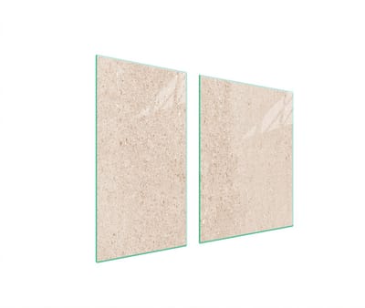TMK ArtDeko - Beschermplaat van gehard glas - 90x52 cm - Multifunctioneel