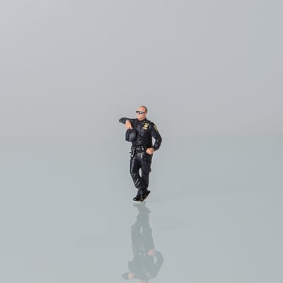 Kicarmod 1/64 Nypd New York Politie Serie Hars Miniatuur Scène Figuur Model Voor 1/64 Diecast Auto Diorama Collectie Cadeau