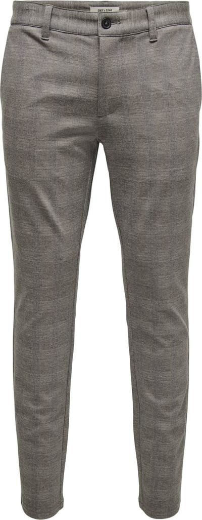 ONLY&SONS - ONSMARK SLIM CHECK 020960 PANT NOOS - Heren - Broeken