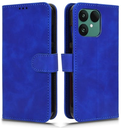 Telestore - Mat blauw agenda book case hoesje - telefoonhoesje geschikt voor Fairphone 6 / Fairphone 6+