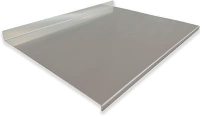 RVS Werkblad 52x50 cm met Opstaande Rand – Professionele Keukenwerkblad en Kneedoppervlak