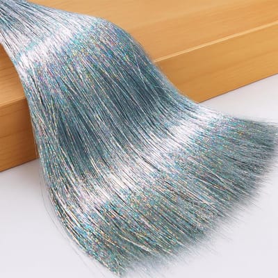LOMIMOS 5000 Pieces Silver Icicles Christmas Garlands for Hanging Christmas Tree Christmas Decoration Hanging Wedding - ShopVlot