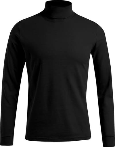 Promodoro Men´s Turtleneck-T Long Sleeve E3407 - Black - S