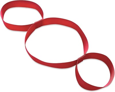 stretchband, yogariem met lussen voor effectieve stretchoefeningen en verbeterde flexibiliteit, robuuste stretchband voor yoga, pilates, fysiotherapie en fitness