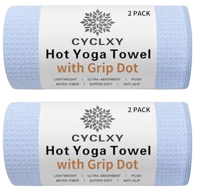Antislip Yogahanddoeken voor Hete Yoga - 2 Stuks