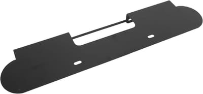 Muurbeugelhouder Luidspreker - Zwevende Plank - Geluidsinstallatie - Ruimtebesparend Staal - 44x12x4 cm - Zwart