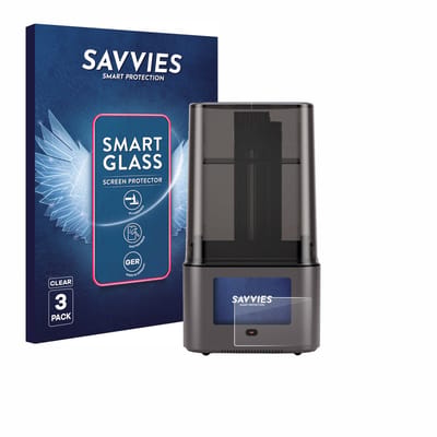 3 Stuks Savvies Screenprotector - geschikt voor Anycubic Photon Mono 4 Ultra - beschermfolie glas transparant