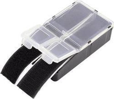 TRU COMPONENTS 98001c422 Klittenband strips Om te bundelen (l x b) 90 mm x 28 mm Zwart 10 stuk(s)