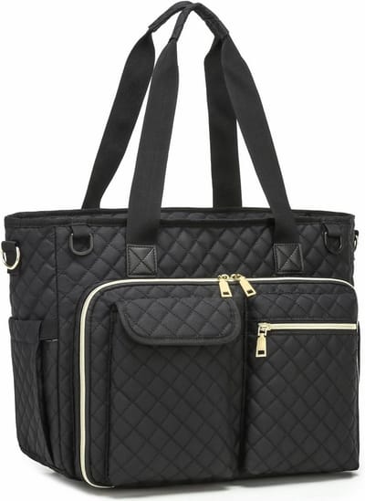 Leraar Werk Tas - Docenten Tas - Les Materiaal Dragen - Duurzaam Polyester - 2x2x2 cm - Zwart