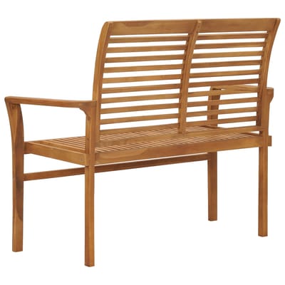 vidaXL - Tuinbank - 112 - cm - massief - teakhout