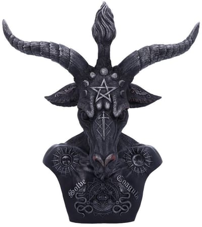 Nemesis Now - Hemelse Baphomet - Buste - Zwart en Zilver - 33cm