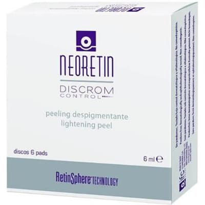 Neoretin Discrom Control Peeling Verhelderende Peeling 6 Pads . Producteigenschappen : Viso : Exfolianten Huidtype : Pelle