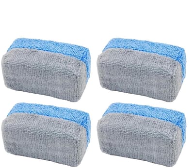Applicatorpads Microvezel - Poets Pads - Auto Onderhoud - Krasvrij Aanbrengen - 4 Stuks - Stijl 1