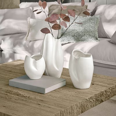 LOBERON Vaas set van 3 Kazimad wit