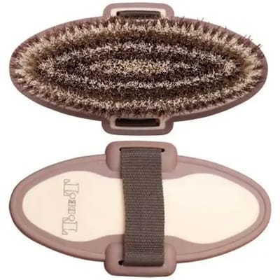 Zachte paardenborstel tweekleurig assortiment T de T