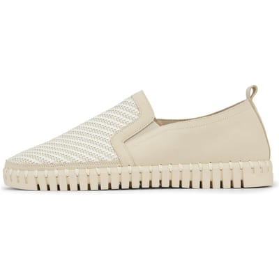 Ilse Jacobsen Flats Tulip143men Kit Pearled Ivory Maat: 42 | Instappers Outlet | Heren | Beige