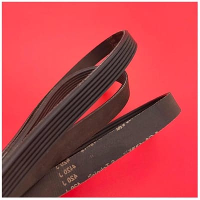 Loopband Aandrijfriem - V-snaar Fitness Riem - Motor Kracht Overbrengen - 8 Ribben Rubber - 320J/PJ813 - Zwart