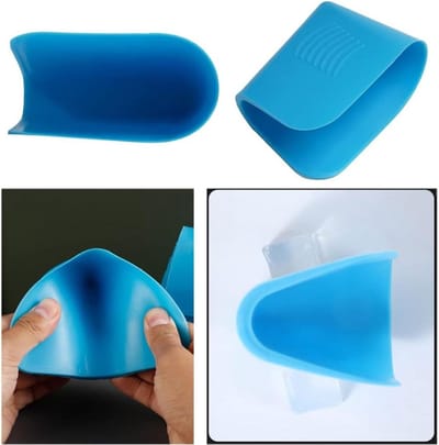 Kit Afwerking Gereedschap - Kitroller Kitspuit - Voegen Afwerken - Ergonomisch Handvat - 2 Stuks - Blauw