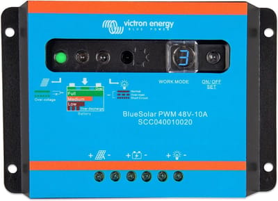 10A PWM Solar Laadregelaar 48V voor Zonnepanelen