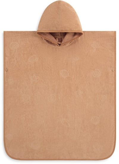 Yumeko badponcho velours seashell terracotta 80x70