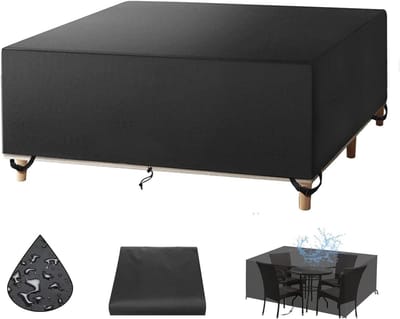 Tuinmeubelhoes - Buitenmeubilair Deksel - Meubels Beschermen - Waterdicht Scheurbestendig - 270x225x90cm - Zwart
