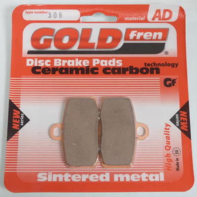 Plaquette de frein Gold Fren pour Moto Gas gas 280 TXT 2012 AVG / Etrier Formula fixation plaquettes 1 axe Neuf