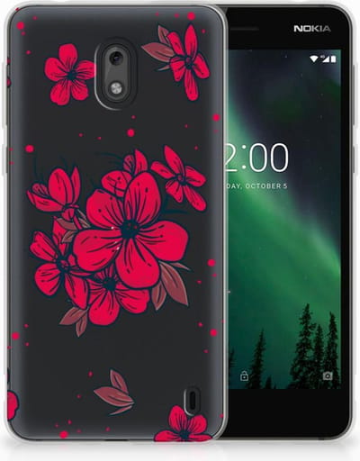Nokia 2 TPU Case Blossom Red