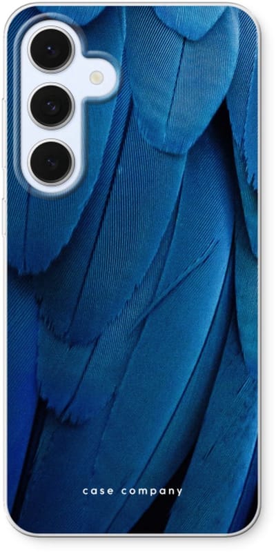 Case Company® - Hoesje geschikt voor Samsung Galaxy S24 FE hoesje - Pauw - Soft Cover Telefoonhoesje - Bescherming aan alle Kanten en Schermrand