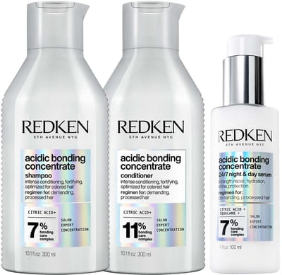 Redken - Acidic Bonding Concentrate Shampoo + Conditioner + Serum Set