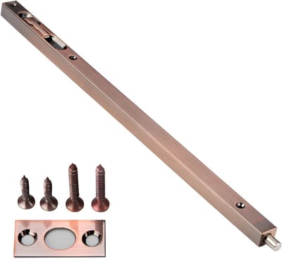 Verzonken Grendel - Schuifgrendel Deur - Deur Beveiligen - Flip Hendel Mechanisme - 36 inch - Rood Brons