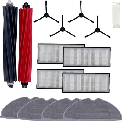 Accessoirespakket voor Roborock S8 PRO ULTRA - Filter/Dweil/Zijborstel/Afzuigrol