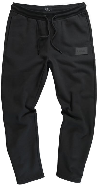 JAY-PI - Heren - Trainingsbroek fitness sweatstof Basic-Fit - Zwart - Maat 4XL