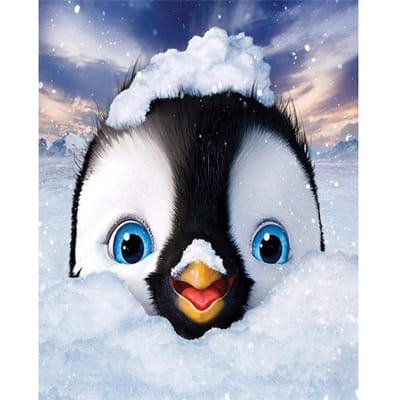 5D DIY Diamond Painting pinguïn Borduren Kruissteek Strass Mozaïek Home Decor 30X40CM