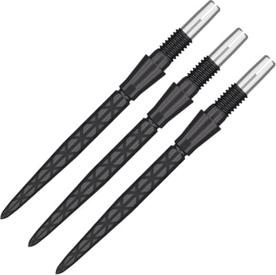 Target Darts Swiss Storm Diamond Punten 26MM Goud-Zwart - 3 Stuks Roestvrij Staal Dartpunten met Laser Geëtste Diamantgrip en Swiss Point Technologie voor Verwisselbare Tips