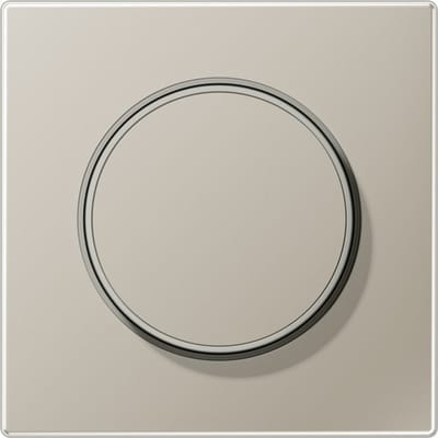 JUNG afdekking voor draaidimmer - LS range edelstaal (ES1740)