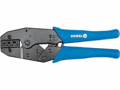 Vorel Serie - Krimptang voor Connectors - 220 mm - Staal - Antisliphandgreep