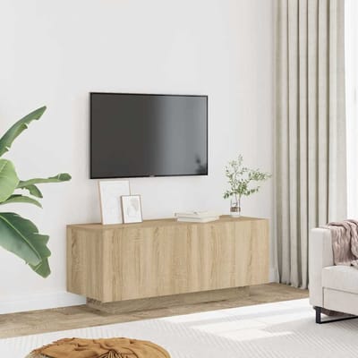 vidaXL - Tv-meubel - 100x35x40 - cm - bewerkt - hout - sonoma - eikenkleurig