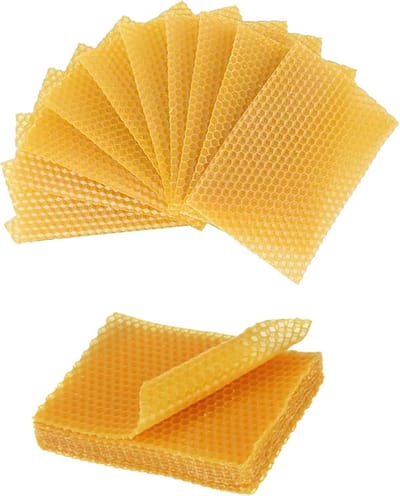 30 Vellen Pure Bijenwas Platen voor Zelf Kaarsen Maken