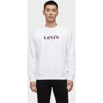 Levi's Relaxed T2 Graphic Modern Vintage Filled White Taglia: M | Maglioni a maglia Outlet | Uomo | Bianco