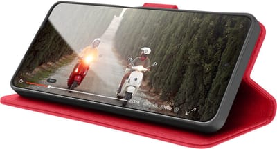 Zanae, Hoesje geschikt voor Samsung Galaxy A5 2017 - Wallet Case & Stand, Rood