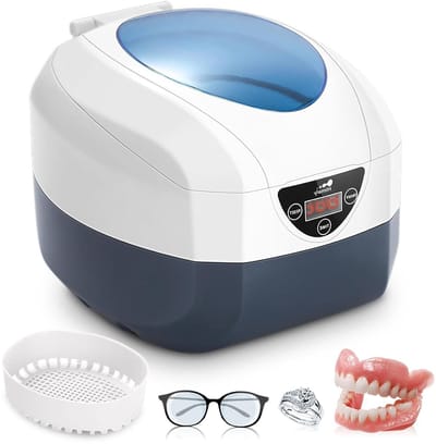 Ultrasone Reiniger - Schoonmaakapparaat - Sieraden Reinigen - 40000 Hz Frequentie - 750ml Capaciteit - Wit