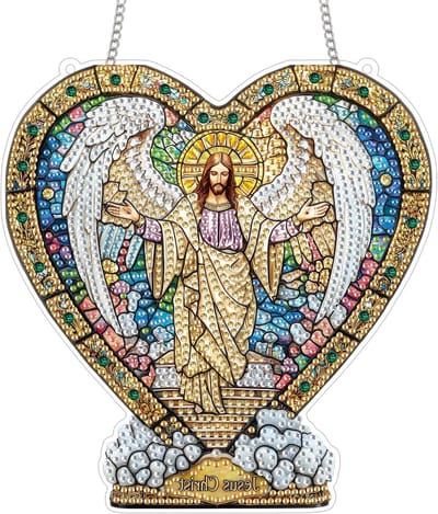 Cosensi - Diamond Art voor Volwassenen 20x20 cm Dubbelzijdig Patroon Diamant Art Suncatcher Hanger - DIY Crystal Art voor Thuisdecoratie - Handgemaakt Geschenk