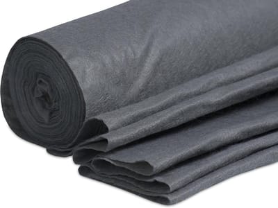Tuinvlies Onkruidvlies - Stabilisatiedoek Bodemvlies - Ondergrond Stabiliseren - Onkruidwerend Robuust - 0.9 x 7 m - Grijs