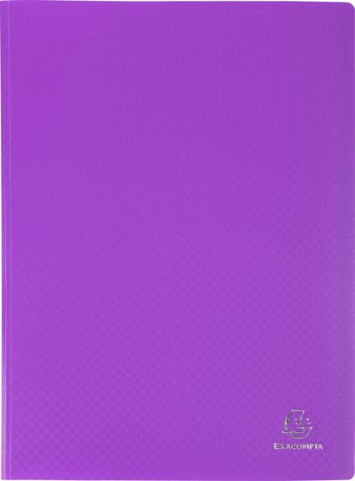 Exacompta 8x OPAK showalbum PP 5/10e - heldere tassen - 60 tassen -120 zichten - A4 - Purper - 8866E