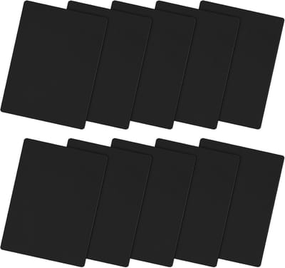 Reparatiepatches Nylon - Zelfklevende Stof - Snelle Herstellingen - Waterbestendig Materiaal - 20x15 Cm - Zwart