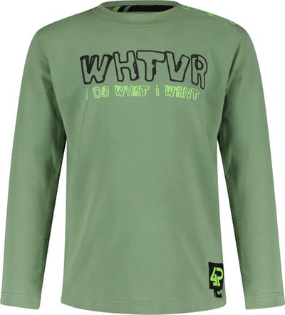 4PRESIDENT T-shirt jongens - Loden Frost - Maat 104