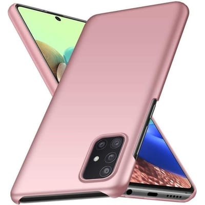 Hoesje - Samsung - A71 5G - Matte Afwerking - Ultralicht - Ultradun - Krasbestendig roze