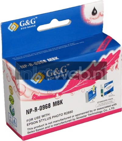 Huismerk Epson T0968 mat zwart (Huismerk (compatible))