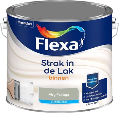 Flexa - Strak In De Lak Binnenlak Zijdeglans - Airy Foliage - Mengverf - 2,5 L